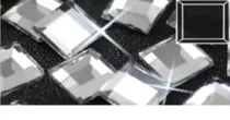 41038 Crystal 001  (6*6 mm) горячей фиксации квадрат (5 граней)